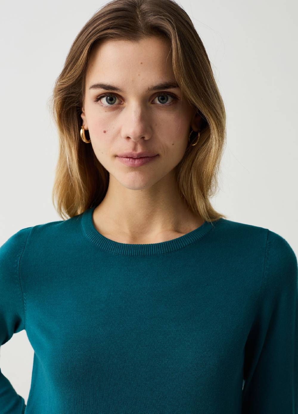 Ovs Pullover Con Scollo Rotondo