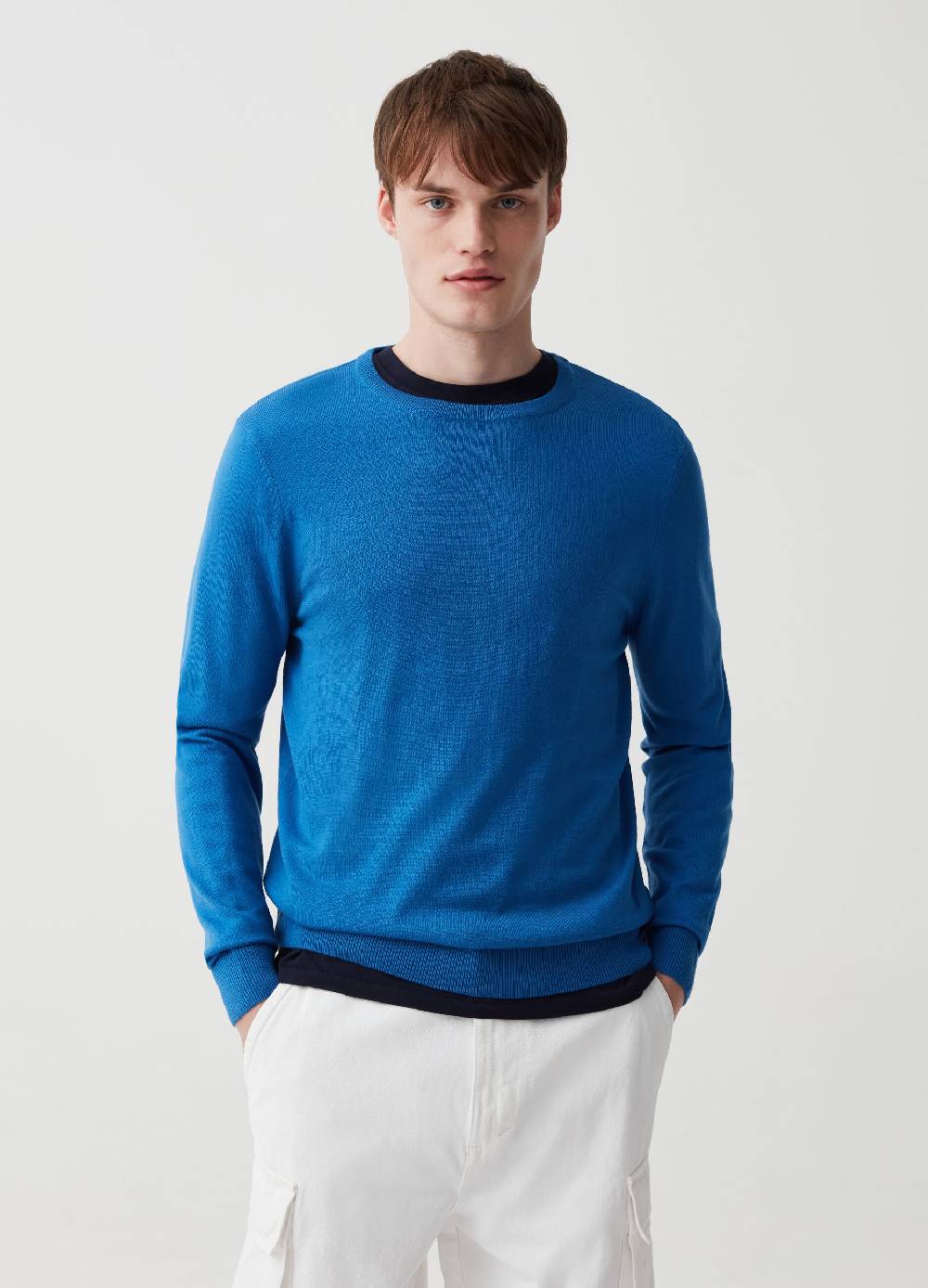 Ovs Pullover Con Scollo Rotondo
