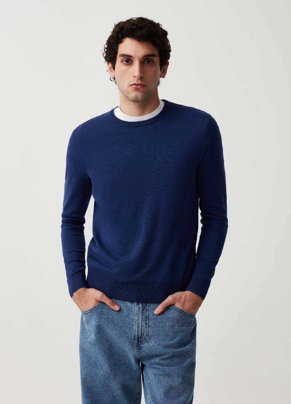 Ovs Pullover Con Scollo Rotondo