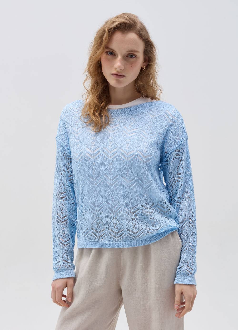 Ovs Pullover Con Trama Geometrica Traforata