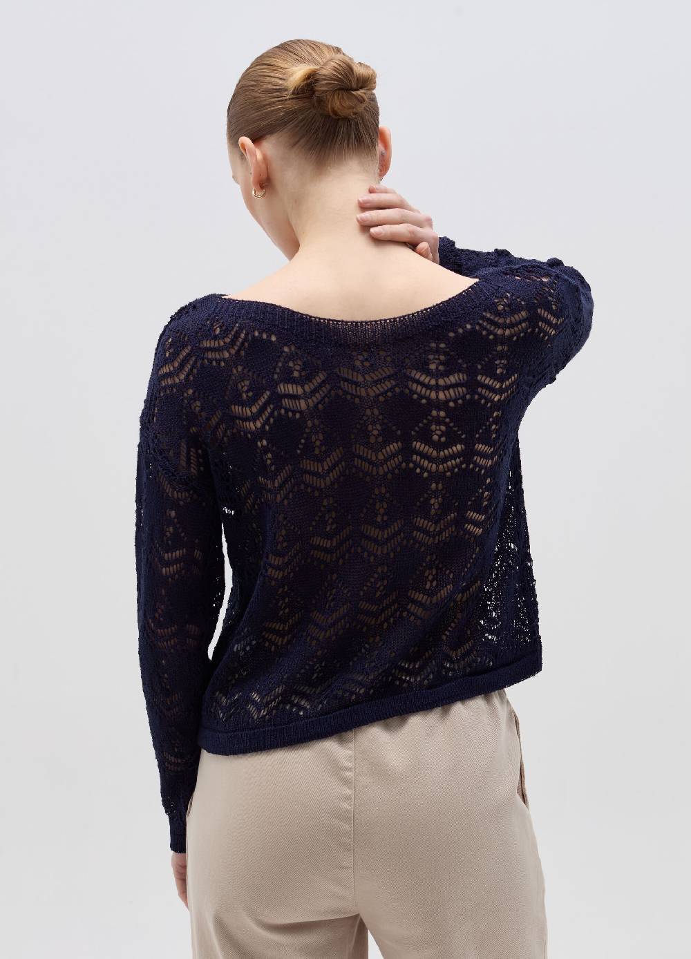 Ovs Pullover Con Trama Geometrica Traforata