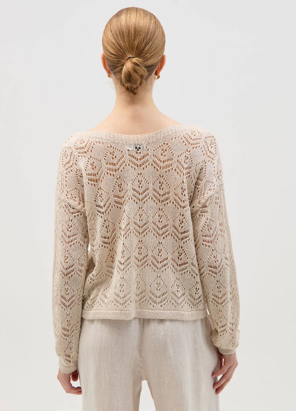 Ovs Pullover Con Trama Geometrica Traforata