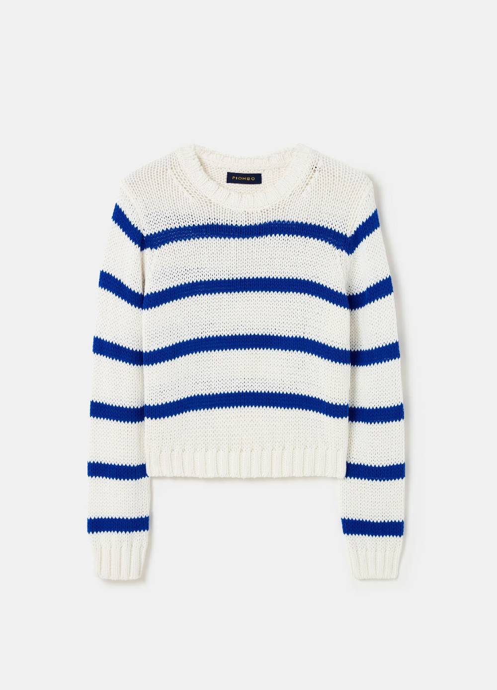 Ovs Pullover Cropped In Cotone A Righe