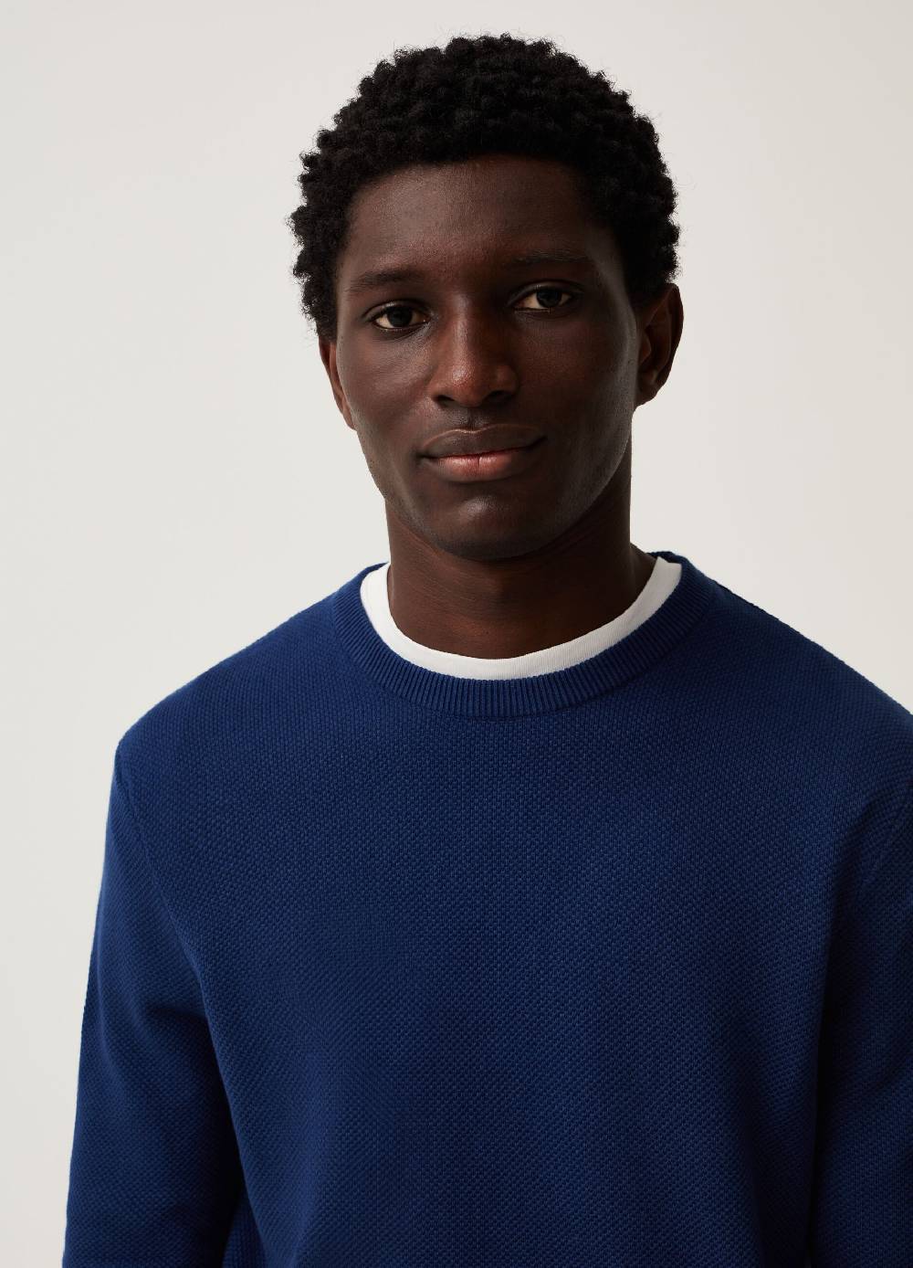 Ovs Pullover Girocollo In Cotone Piquet