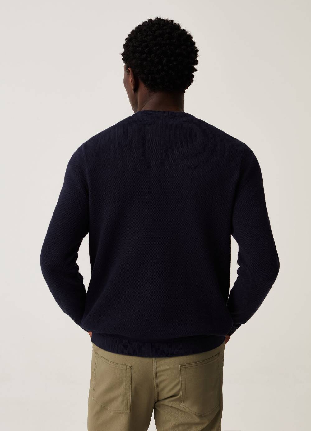 Ovs Pullover Girocollo In Cotone Piquet
