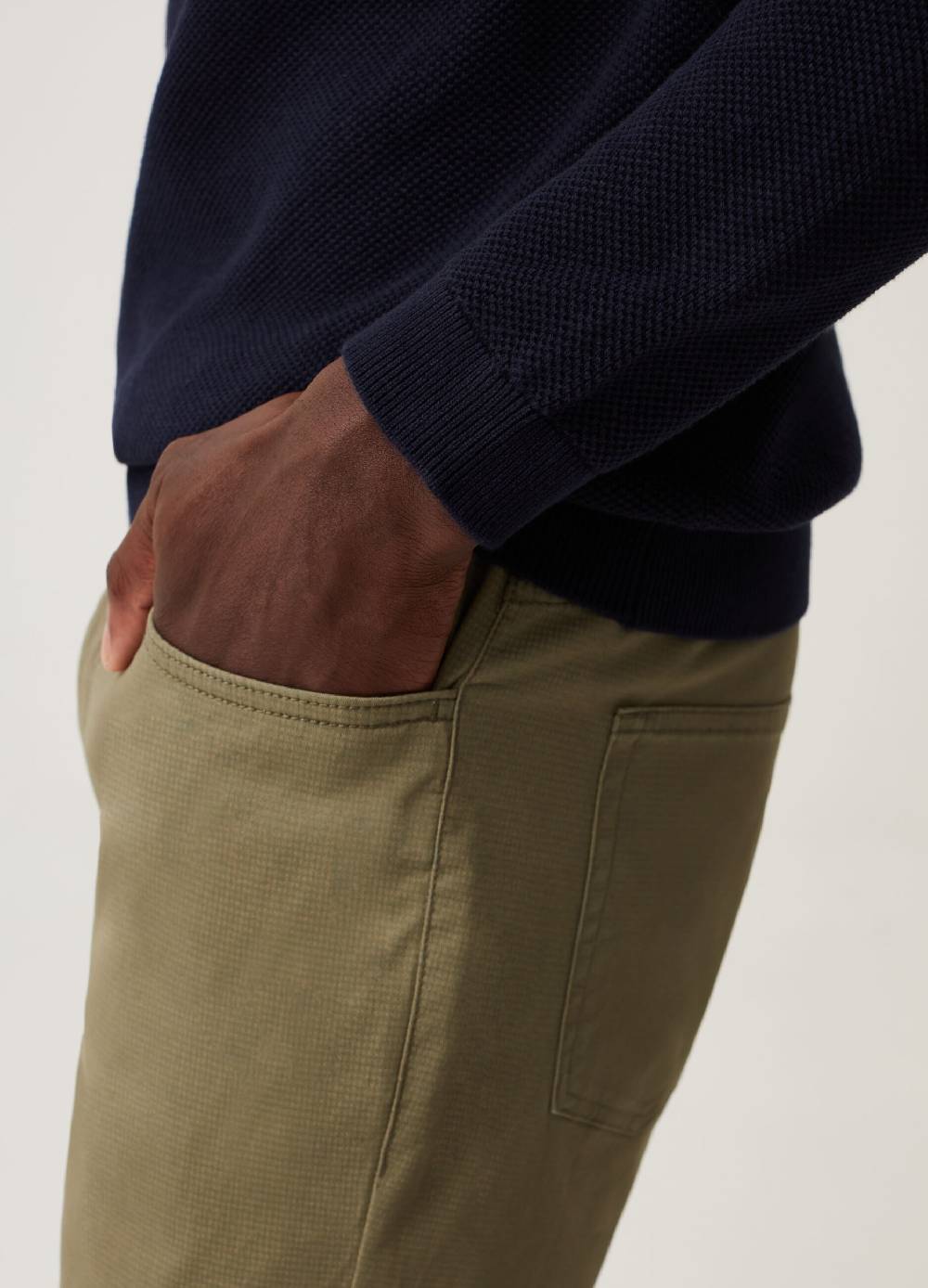 Ovs Pullover Girocollo In Cotone Piquet