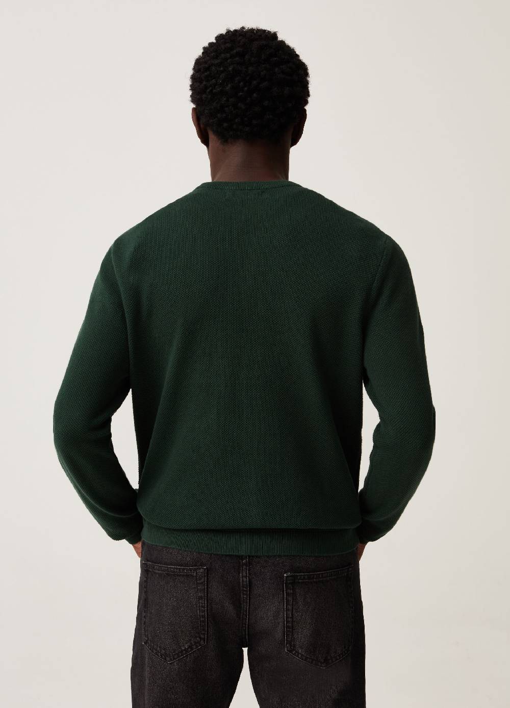 Ovs Pullover Girocollo In Cotone Piquet