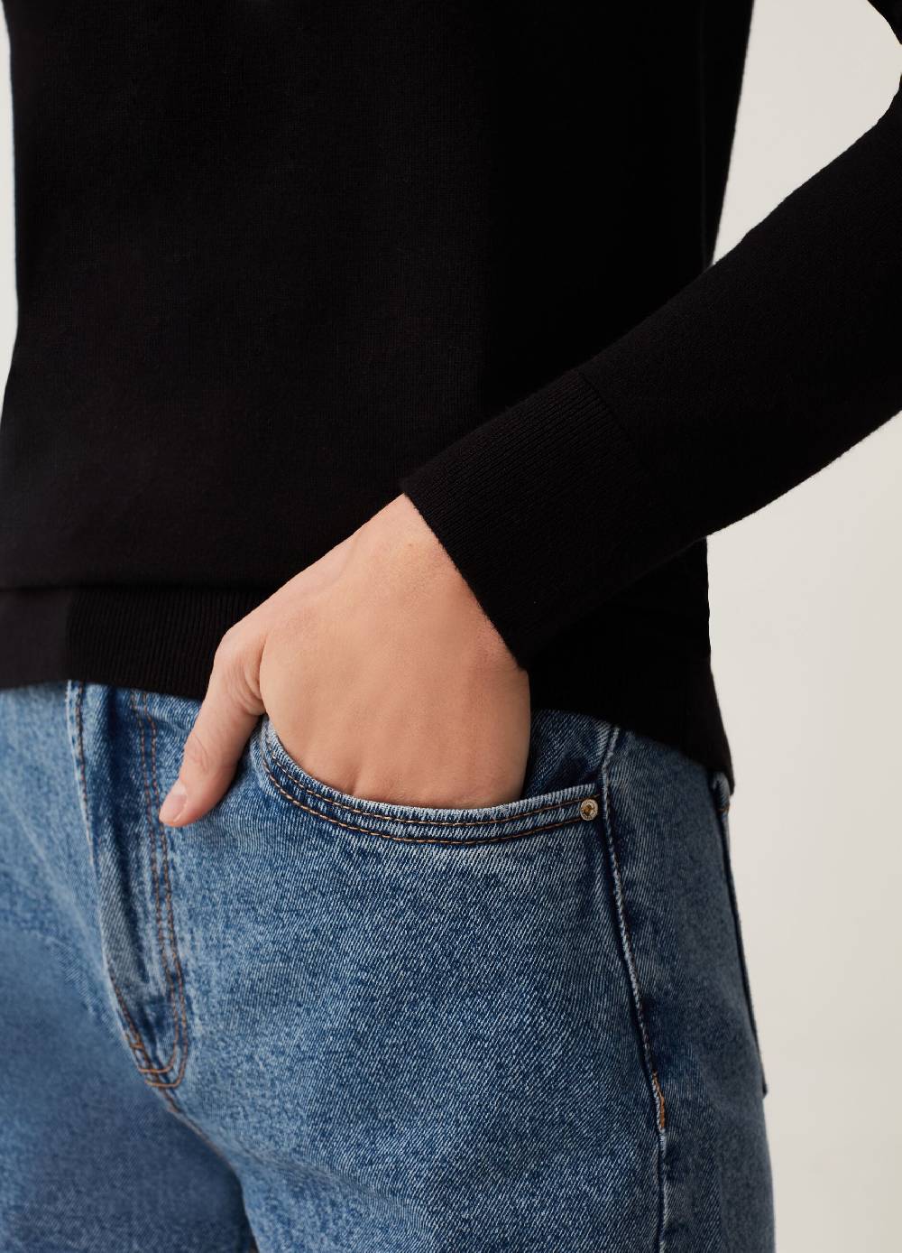 Ovs Pullover Girocollo Tinta Unita