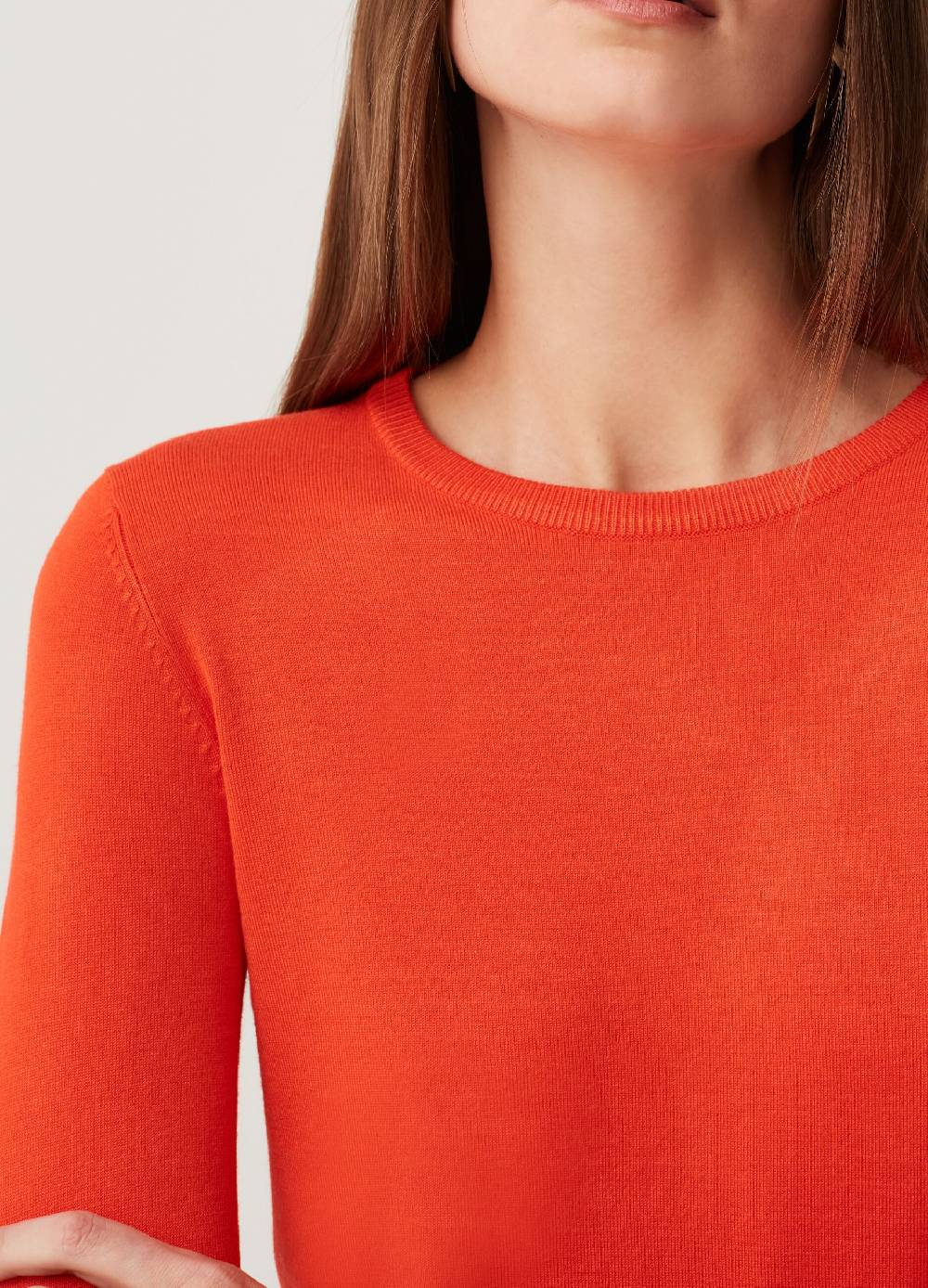 Ovs Pullover Girocollo Tinta Unita