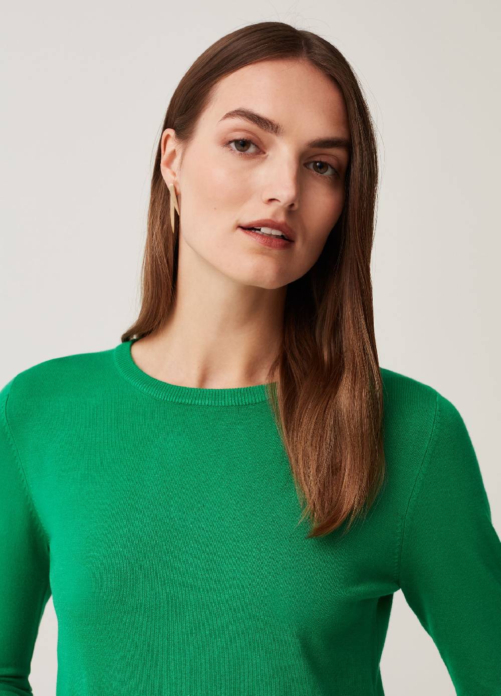 Ovs Pullover girocollo tinta unita