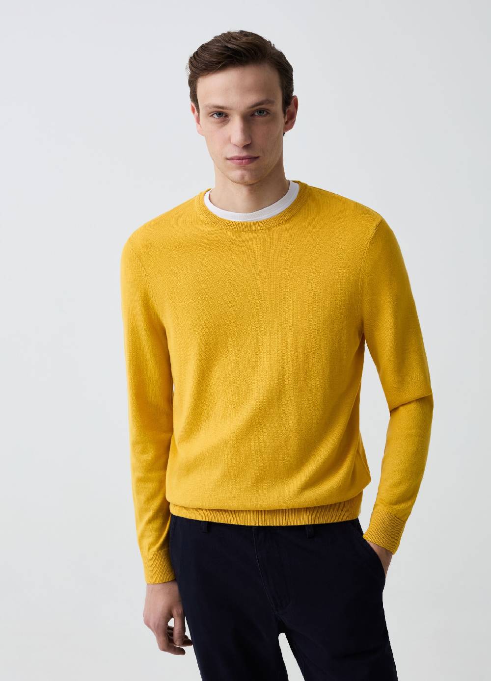 Ovs Pullover in cotone bio scollo rotondo