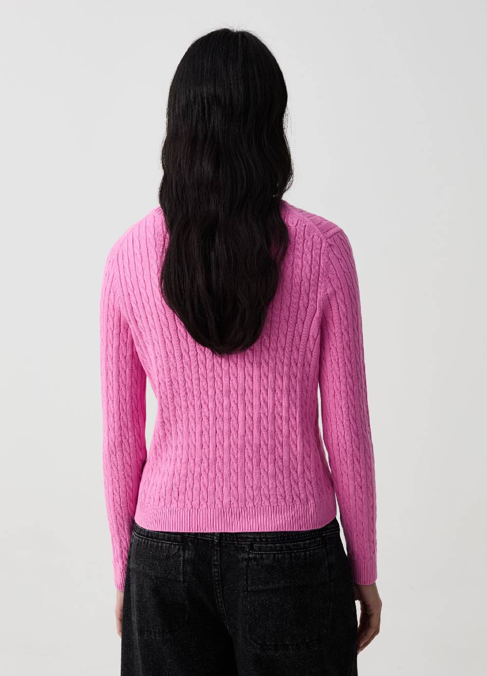 Ovs Pullover In Cotone Con Lavorazione A Trecce