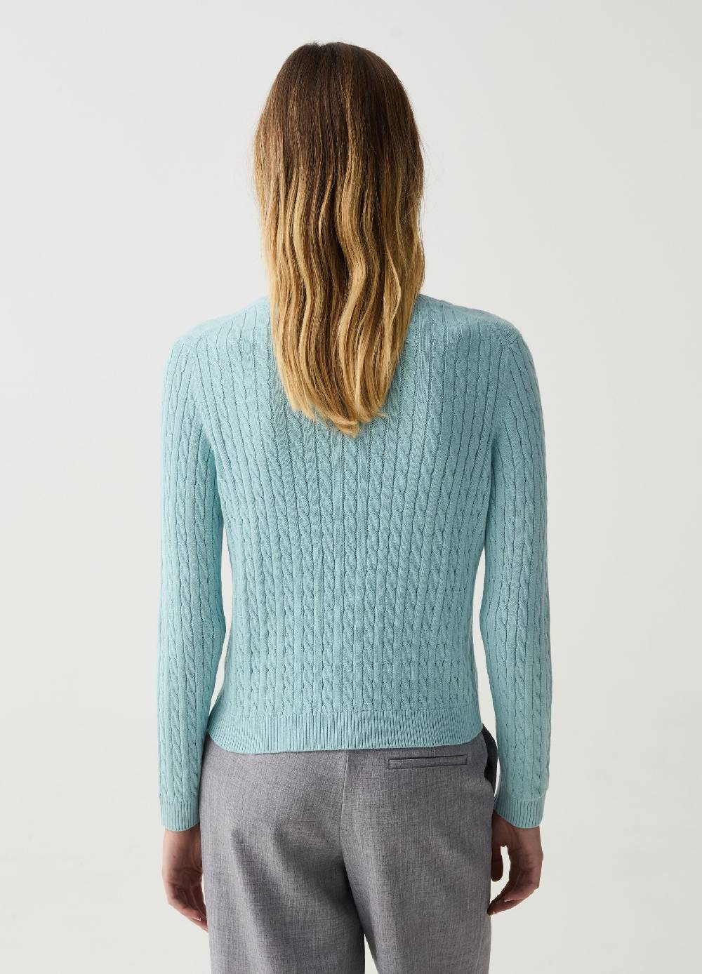 Ovs Pullover In Cotone Con Lavorazione A Trecce