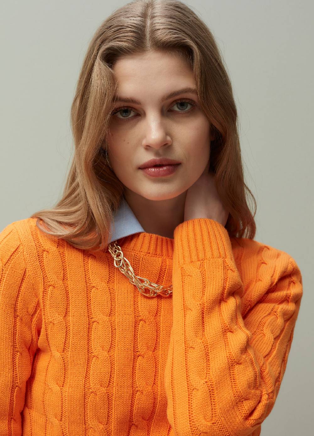 Ovs Pullover In Cotone Con Lavorazione A Treccia