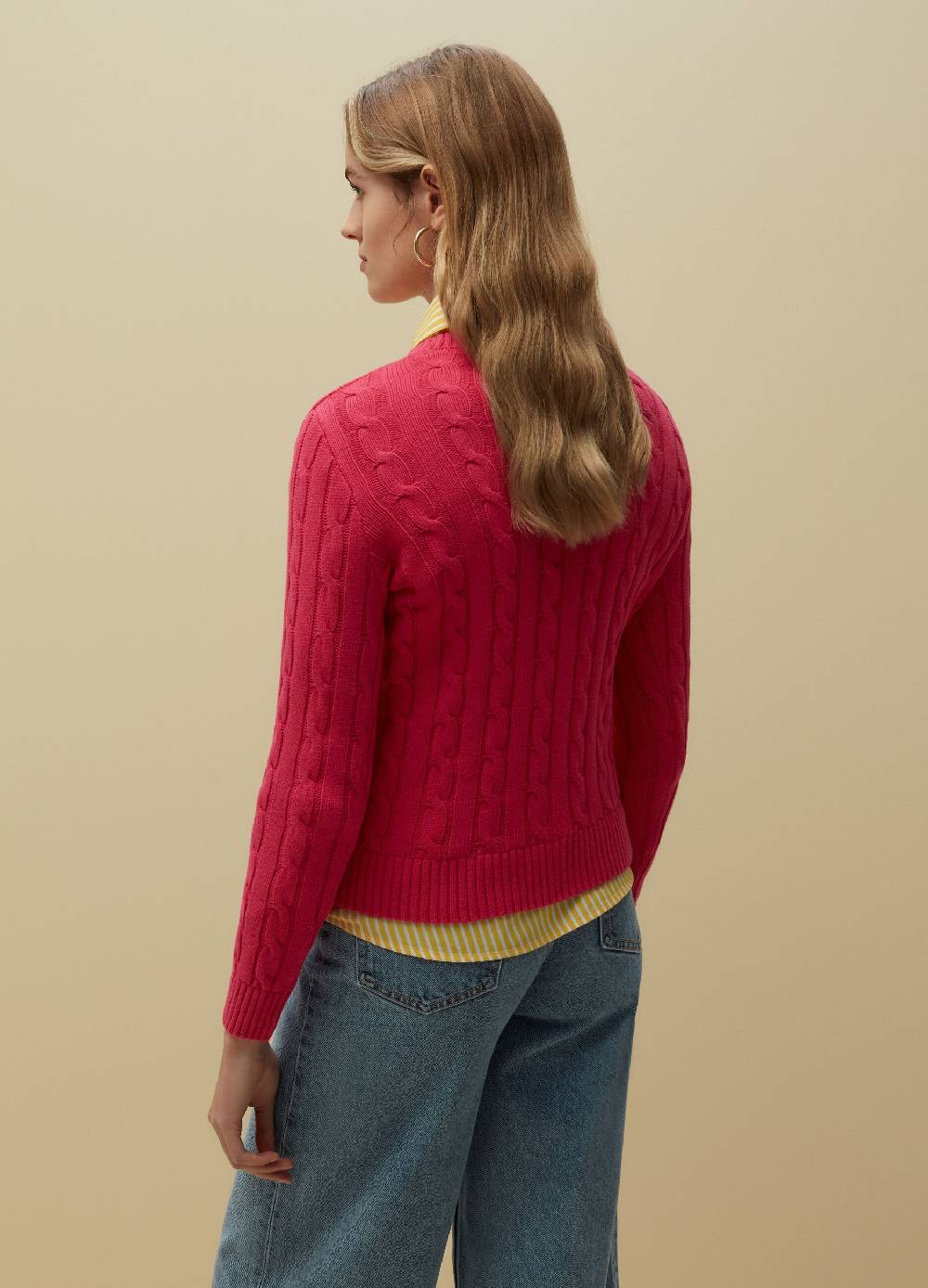 Ovs Pullover In Cotone Con Lavorazione A Treccia