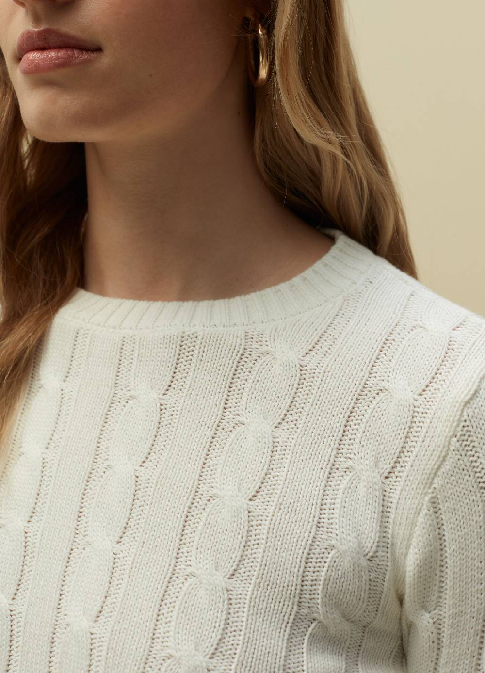 Ovs Pullover In Cotone Con Lavorazione A Treccia