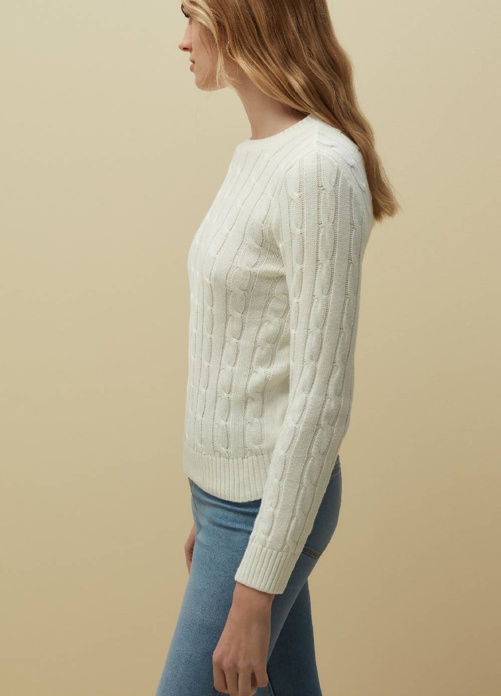 Ovs Pullover In Cotone Con Lavorazione A Treccia