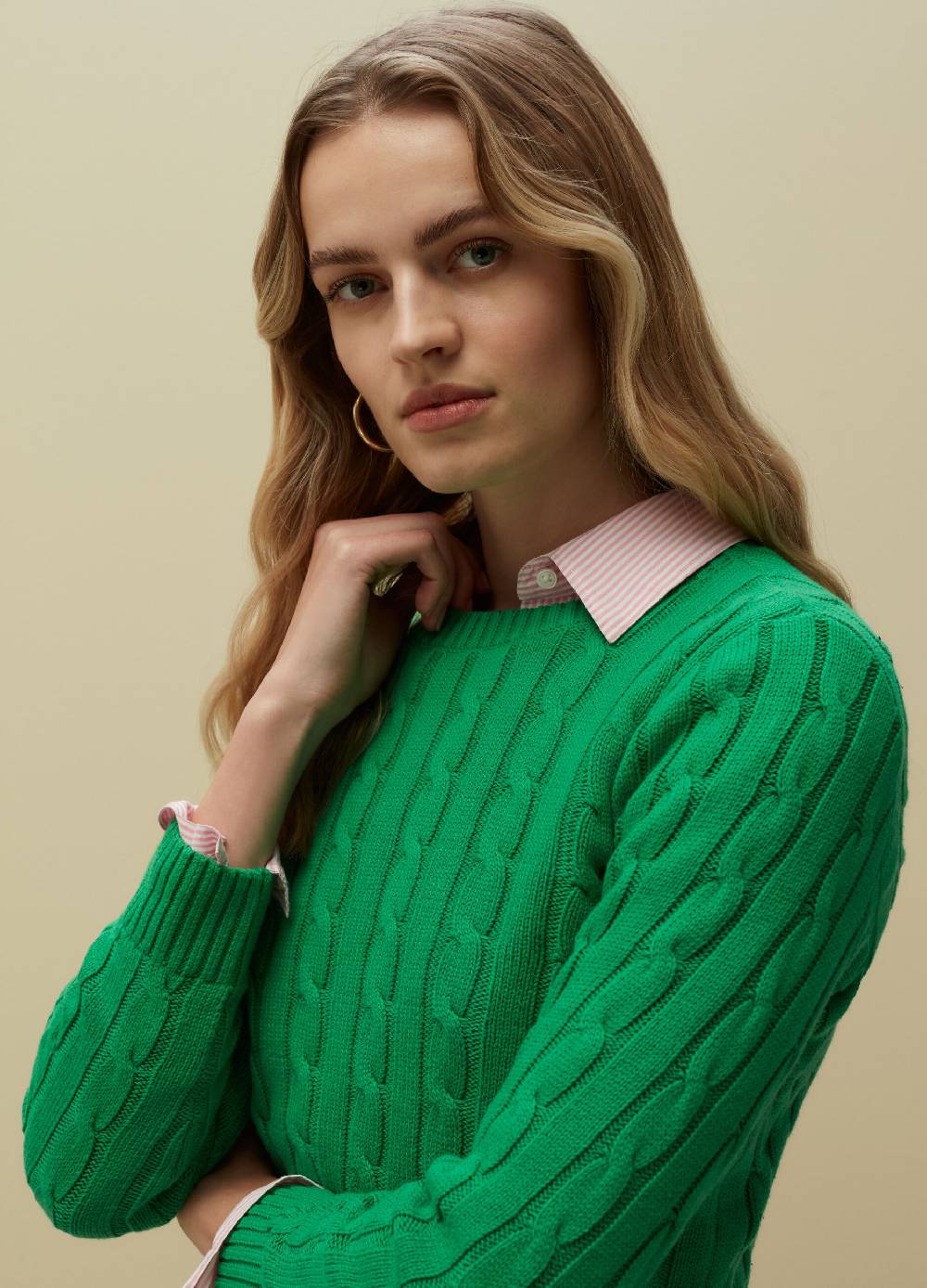 Ovs Pullover In Cotone Con Lavorazione A Treccia