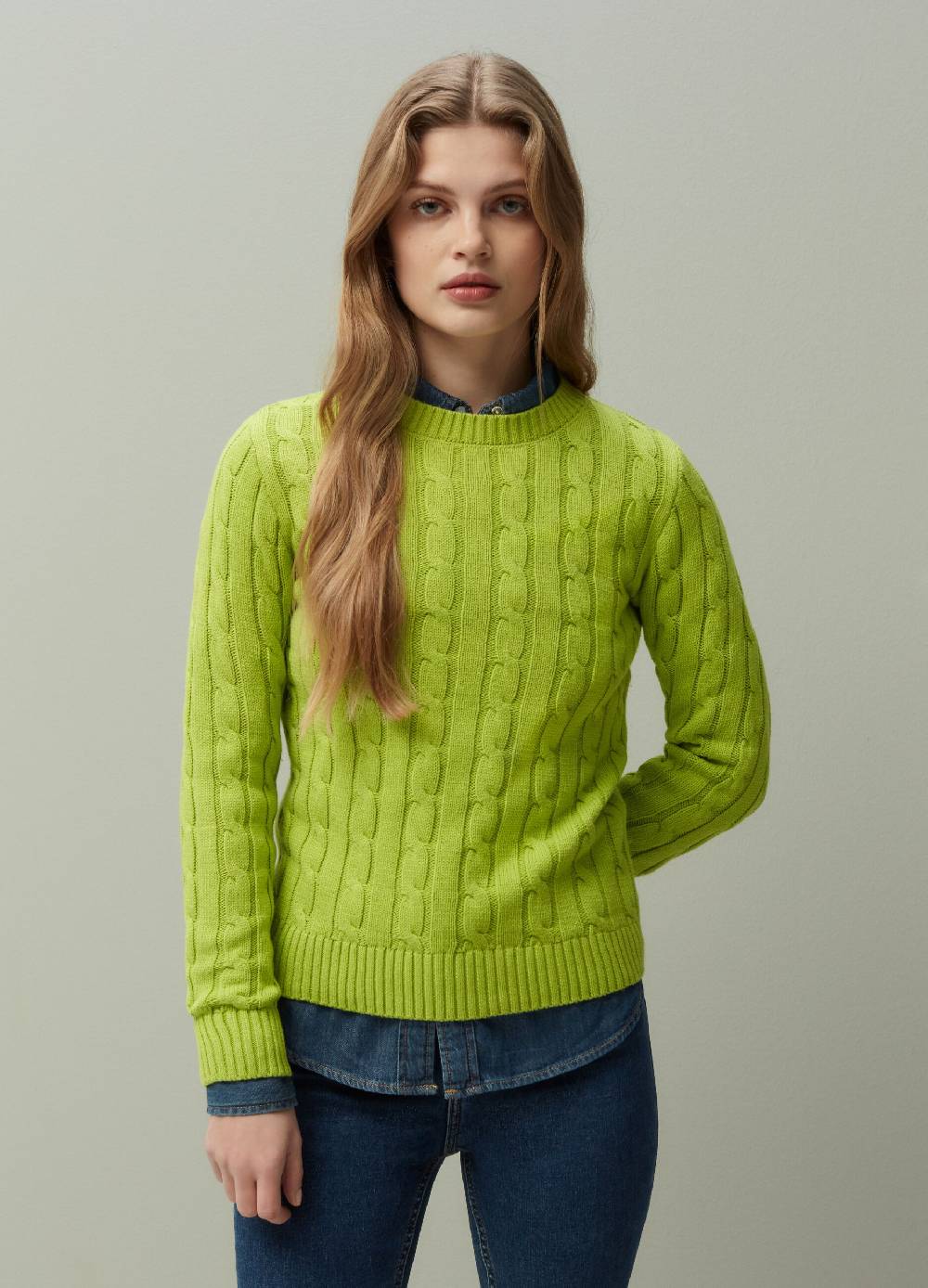 Ovs Pullover In Cotone Con Lavorazione A Treccia