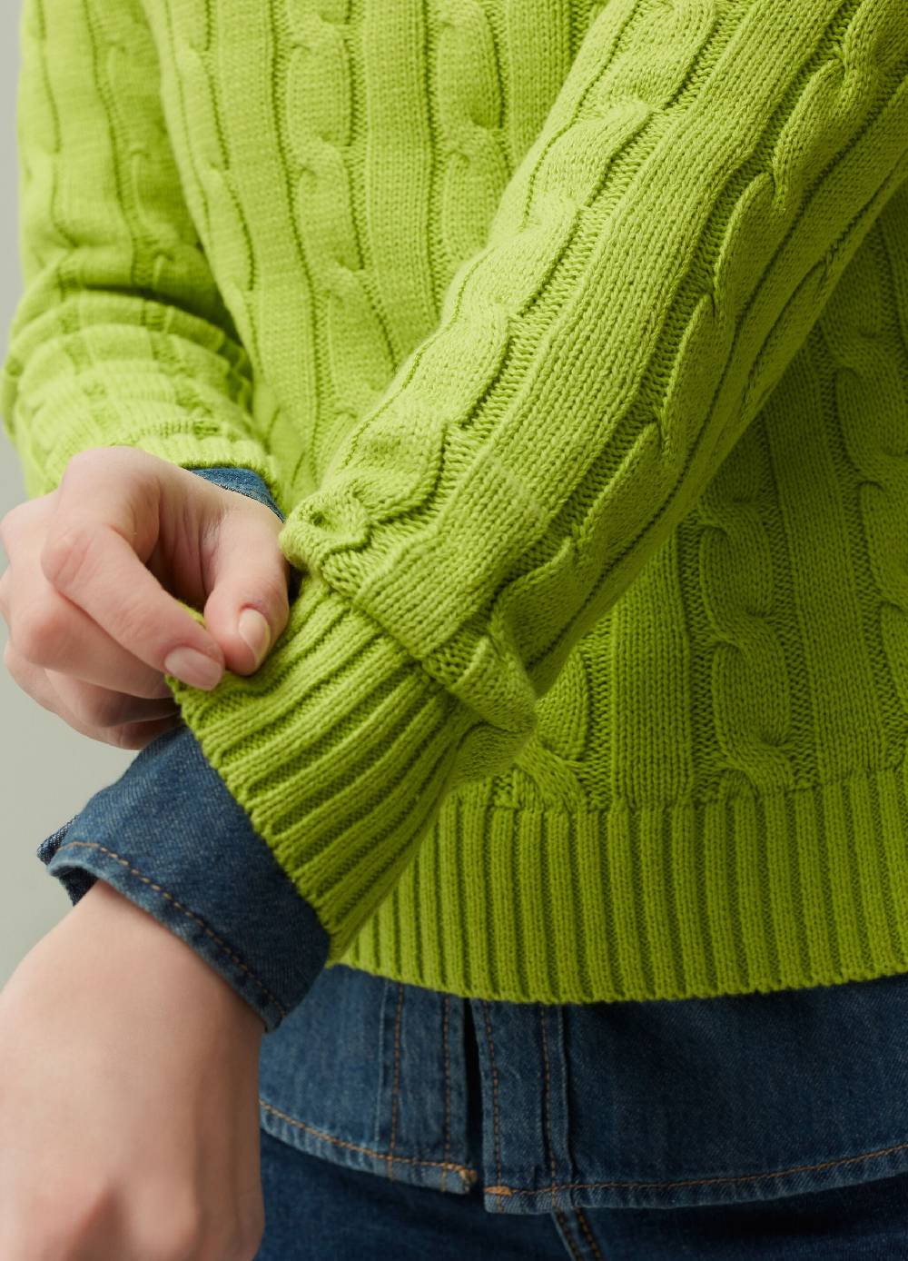 Ovs Pullover In Cotone Con Lavorazione A Treccia