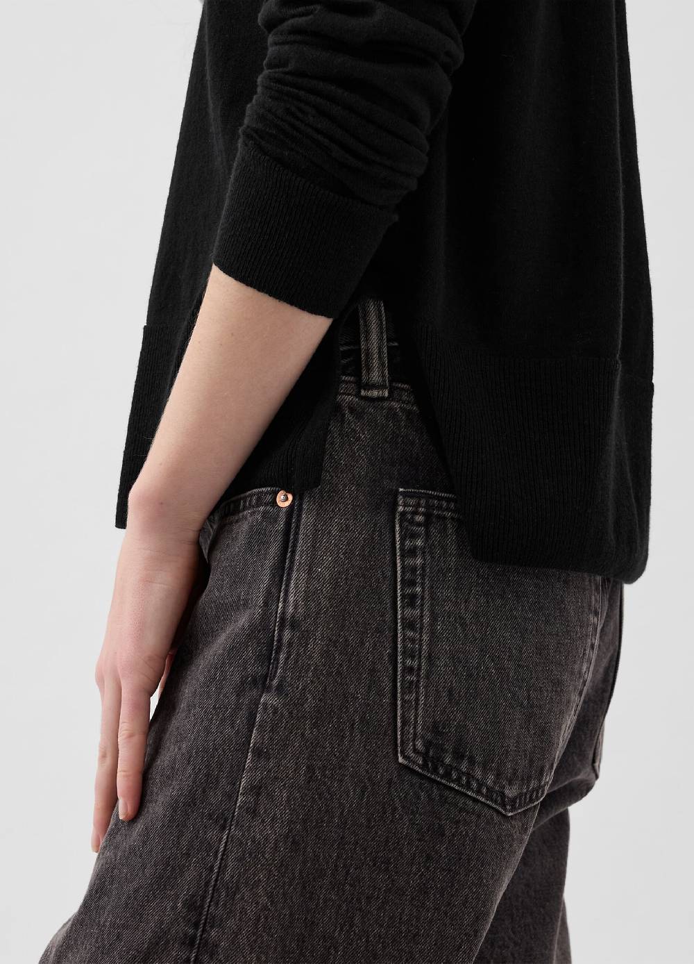 Ovs Pullover In Misto Lino Con Spacchetti