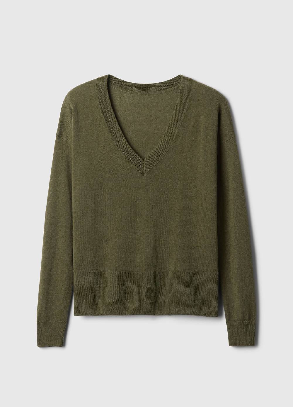 Ovs Pullover In Misto Lino Con Spacchetti