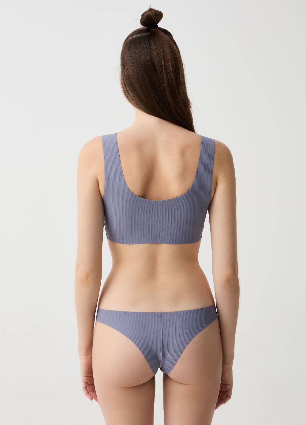 Ovs Reggiseno Bralette A Costine Seamless The Nude