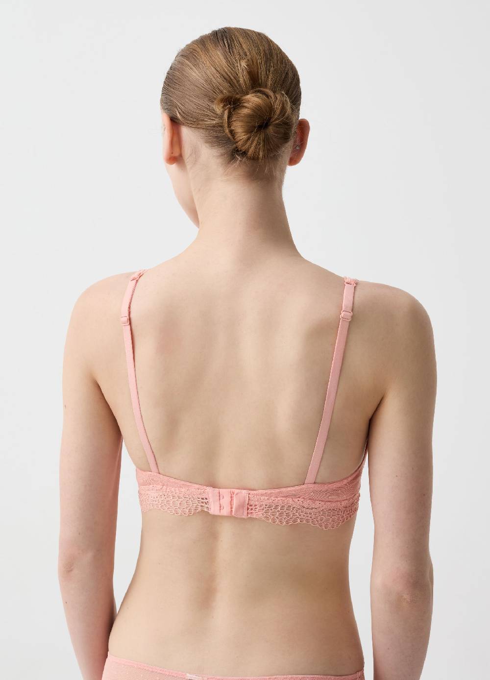 Ovs Reggiseno Bralette In Pizzo E Tulle Plumetis