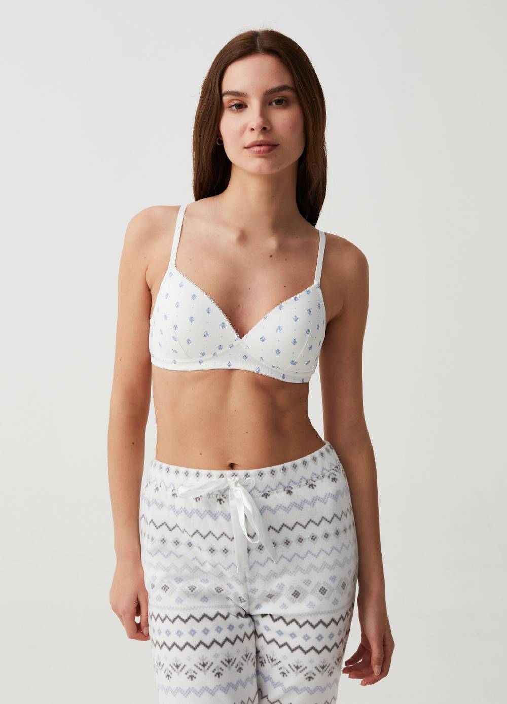 Ovs Reggiseno Il Triangolo con stampa arabesque