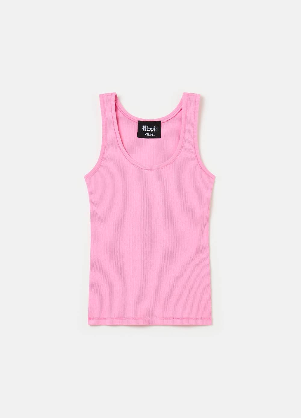 Ovs Ribbed Tank Top Pink