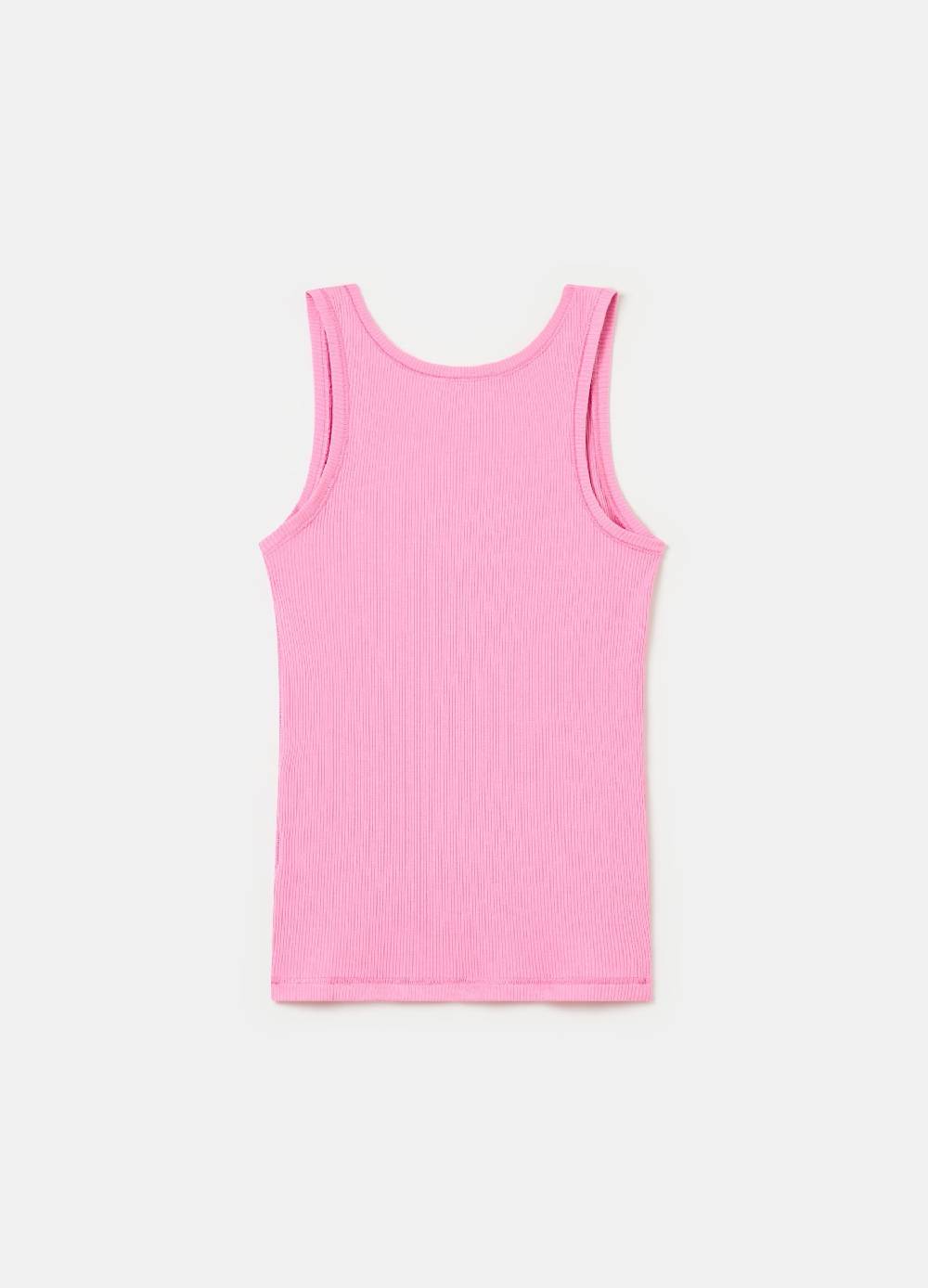 Ovs Ribbed Tank Top Pink
