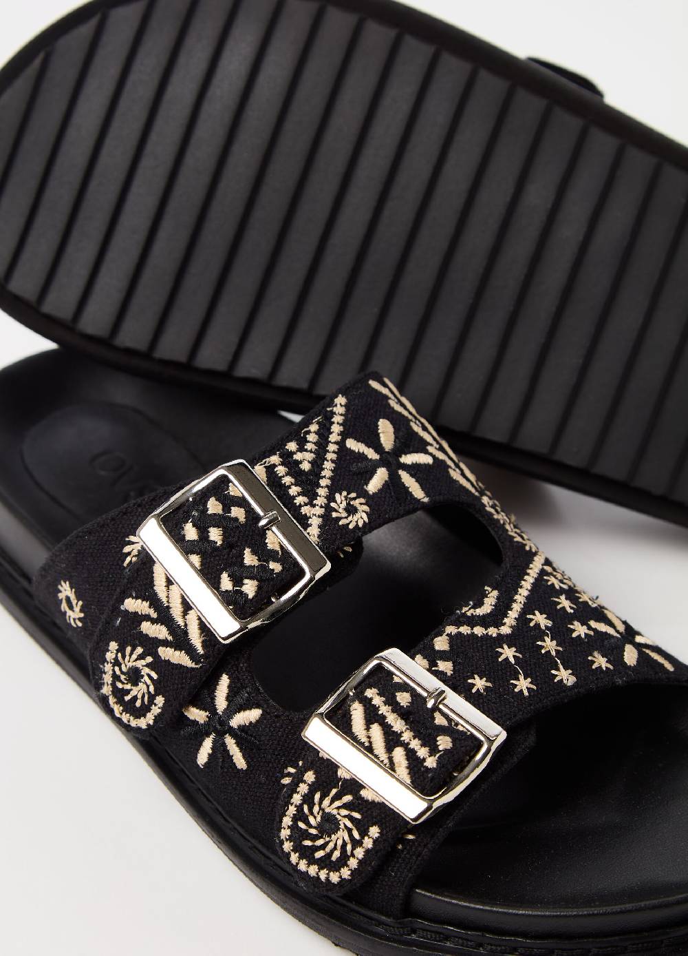 Ovs Sandali A Doppia Fascia Con Ricami