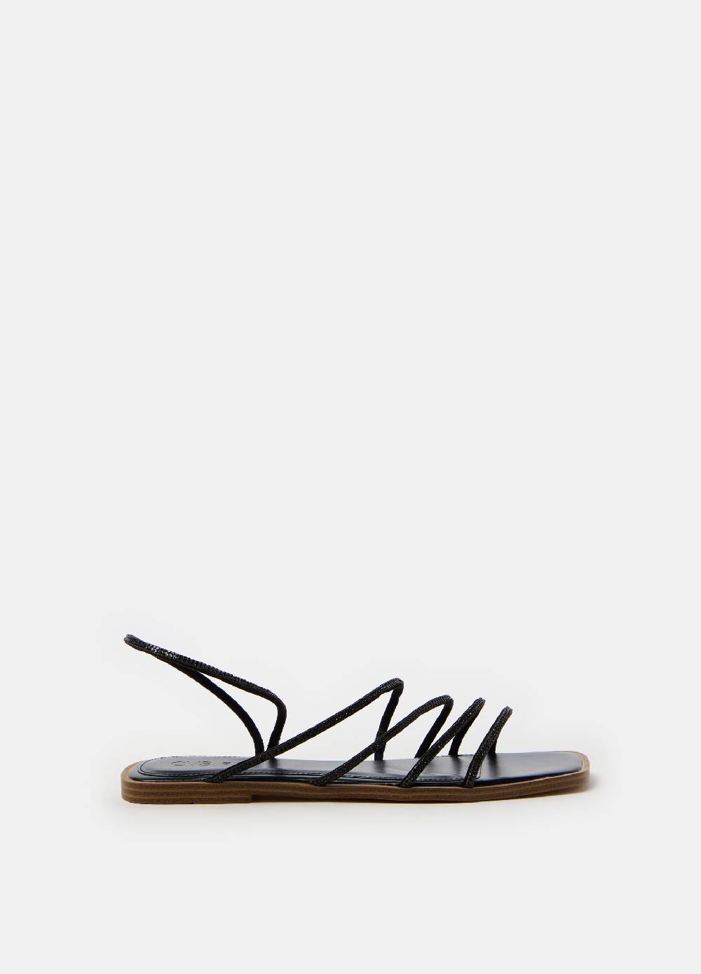 Ovs Sandali bassi con listini in strass