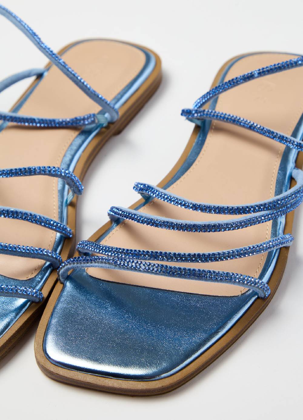 Ovs Sandali Bassi Con Listini In Strass