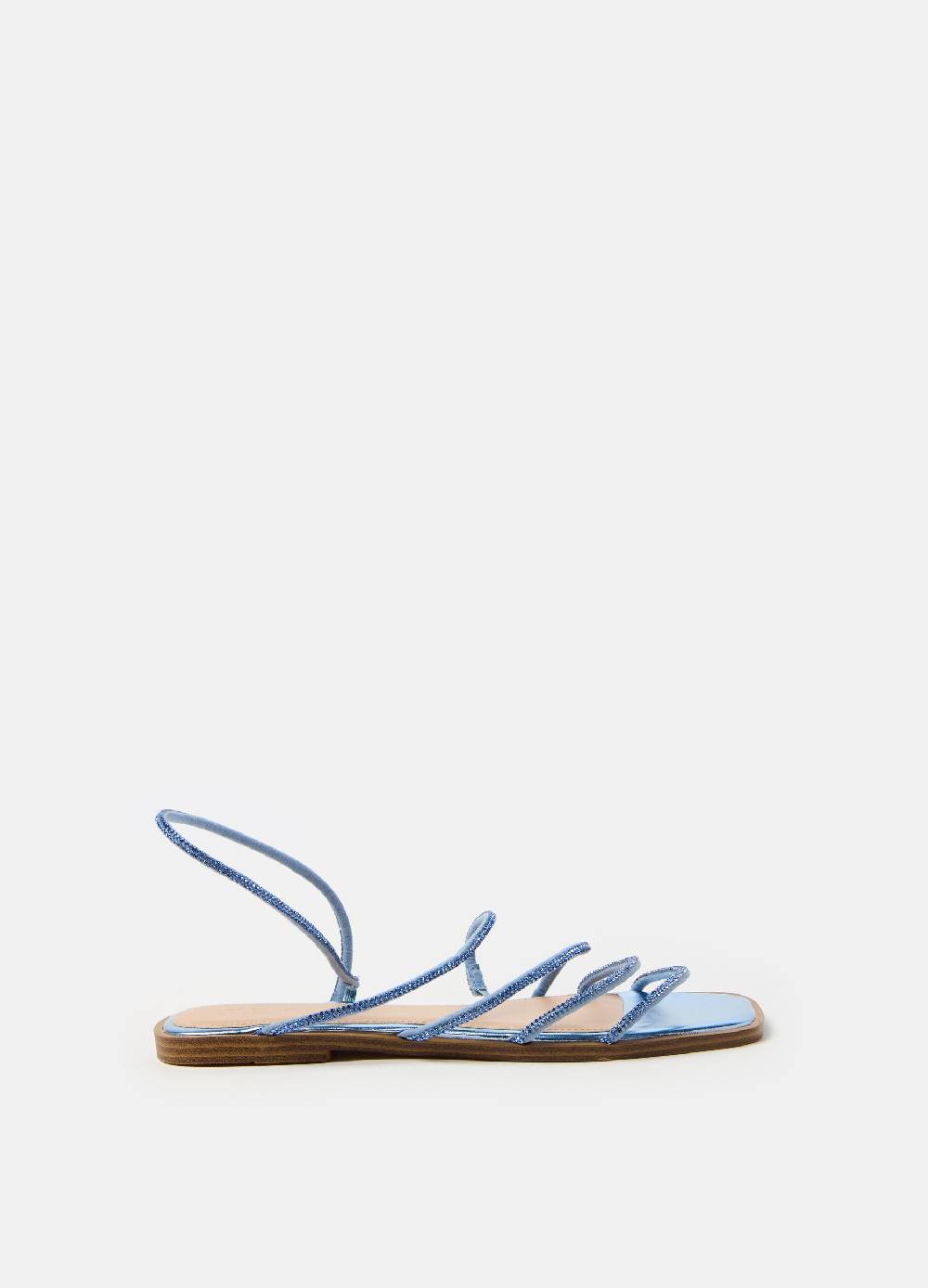 Ovs Sandali bassi con listini in strass