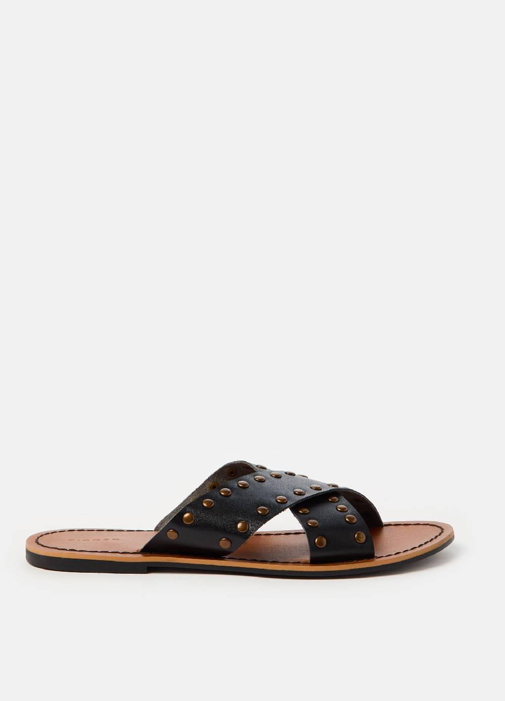 Ovs Sandali in pelle con borchie