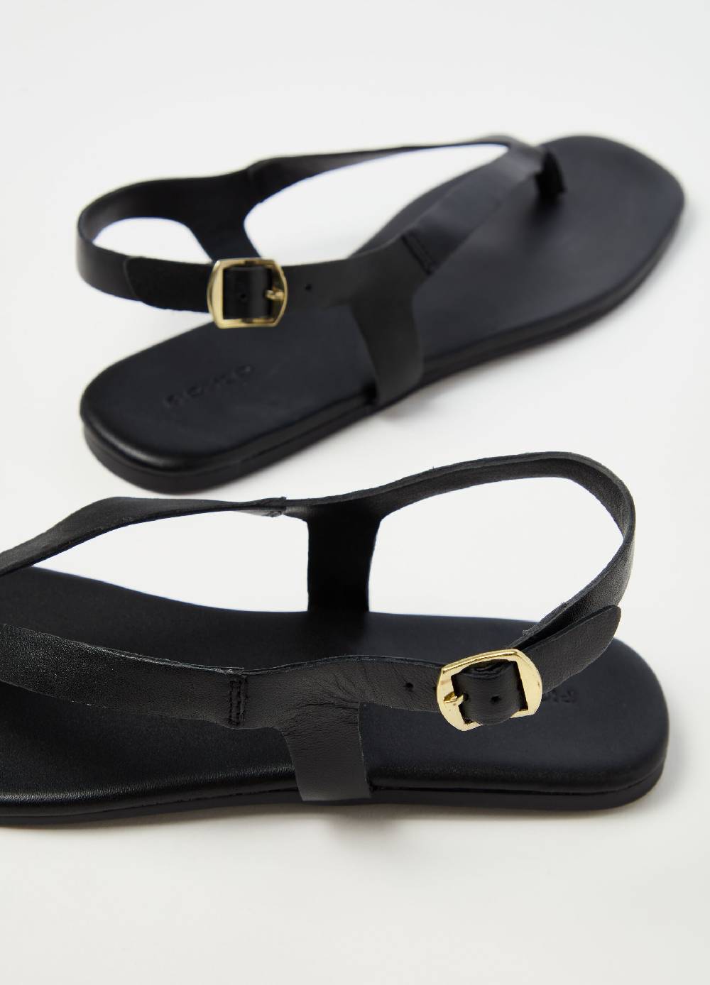 Ovs Sandali Minimalisti In Vera Pelle