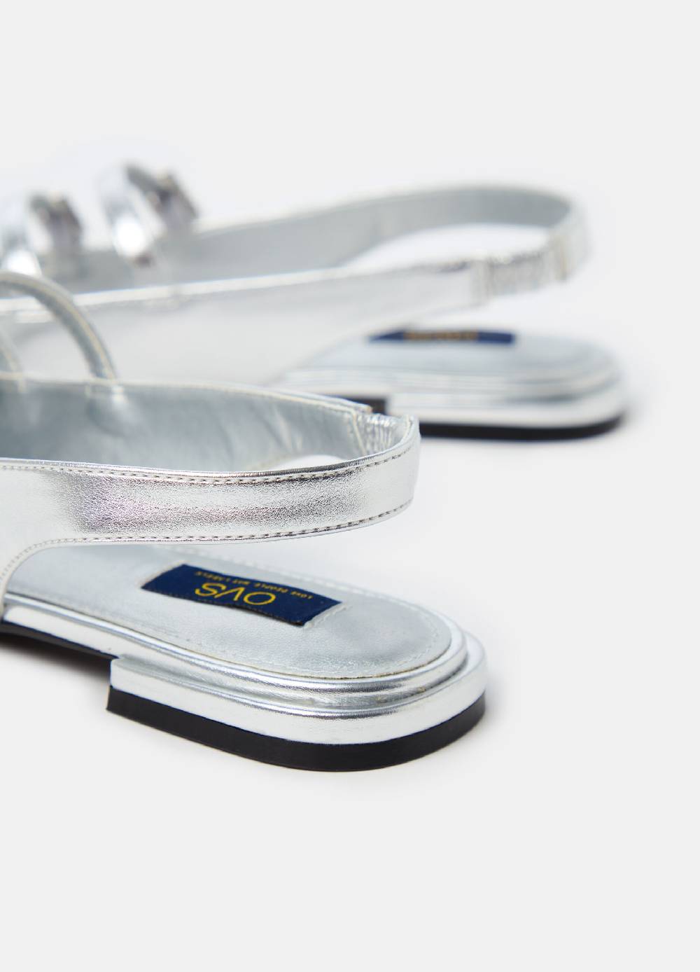Ovs Sandali Slingback Metallizzati
