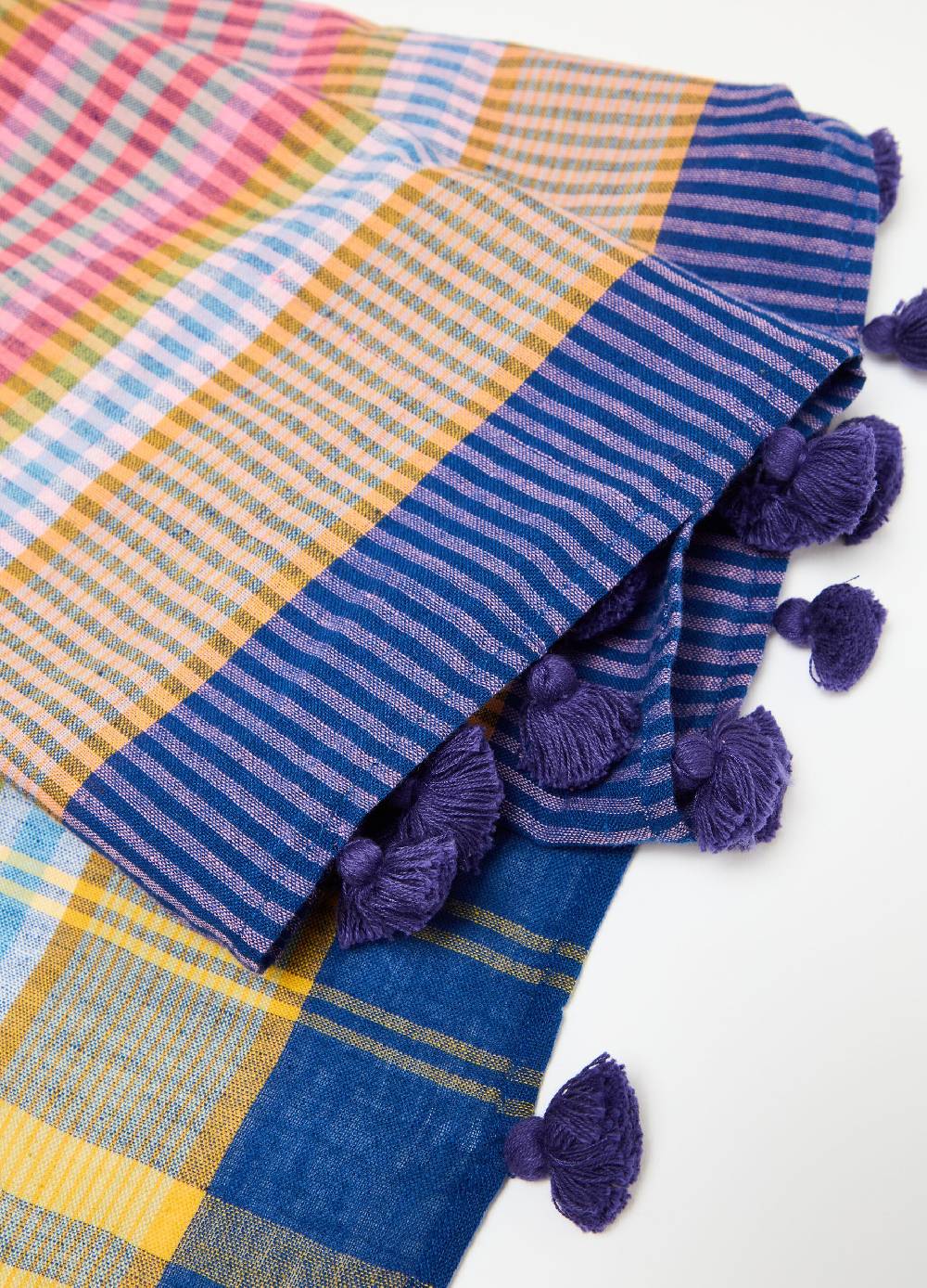 Ovs Sciarpa Fantasia Multicolor Con Nappine