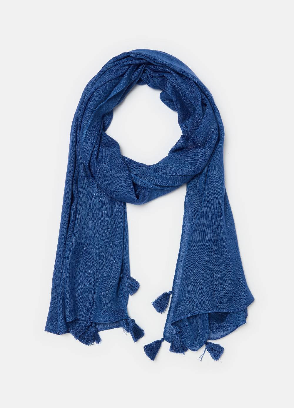 Ovs Sciarpa in viscosa e lino con nappine