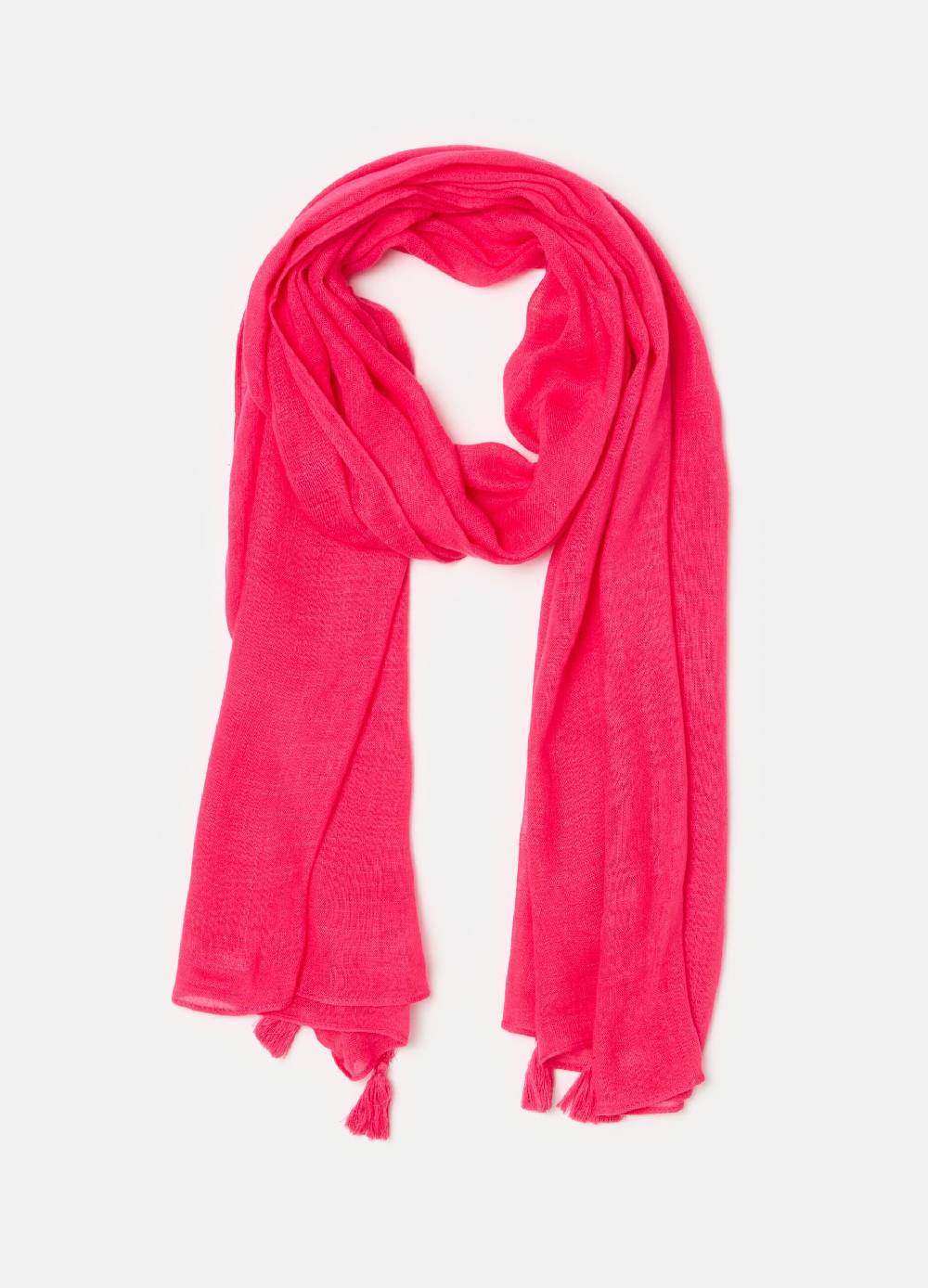 Ovs Sciarpa in viscosa e lino con nappine