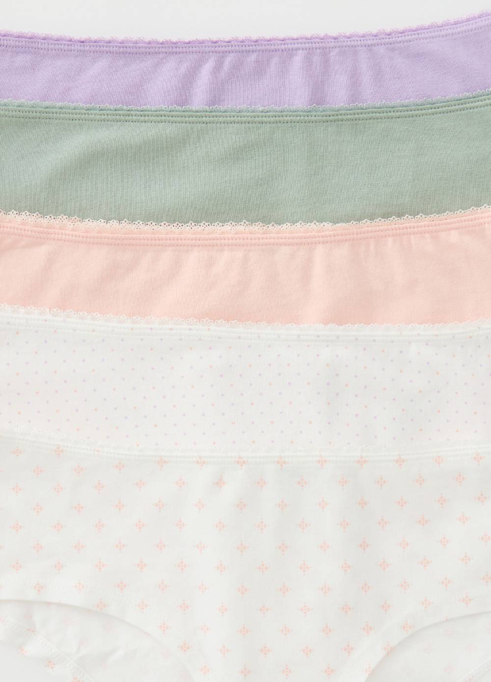 Ovs Set Cinque Culotte In Cotone Bio Stretch