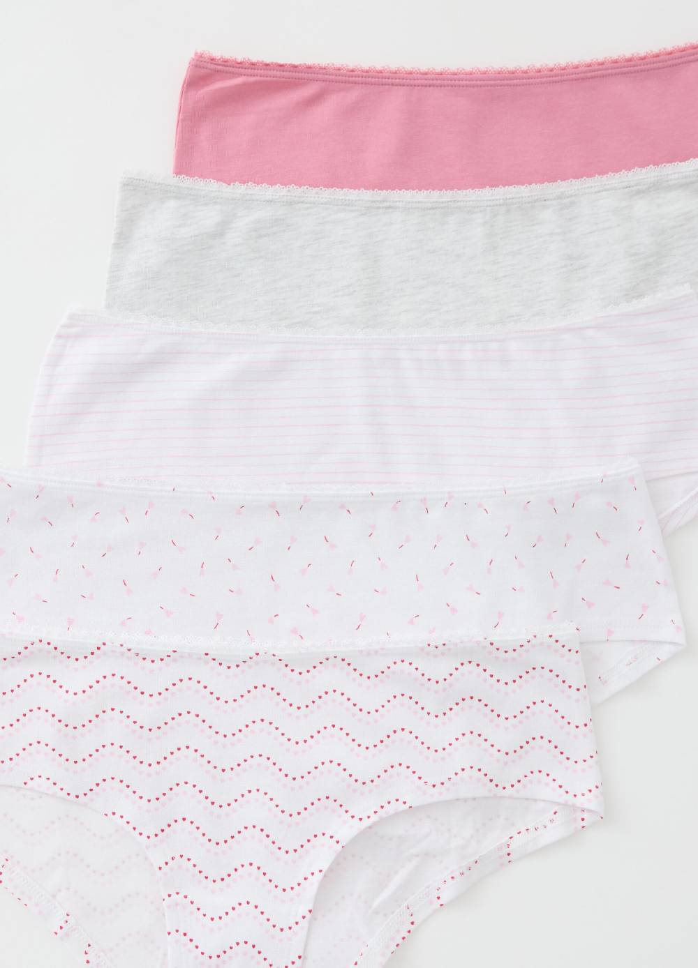 Ovs Set Cinque Culotte In Cotone Bio Stretch