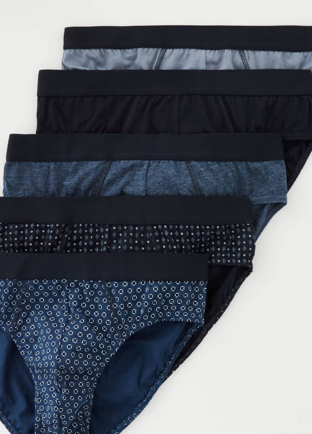 Ovs Set Cinque Slip Con Micro Fantasia