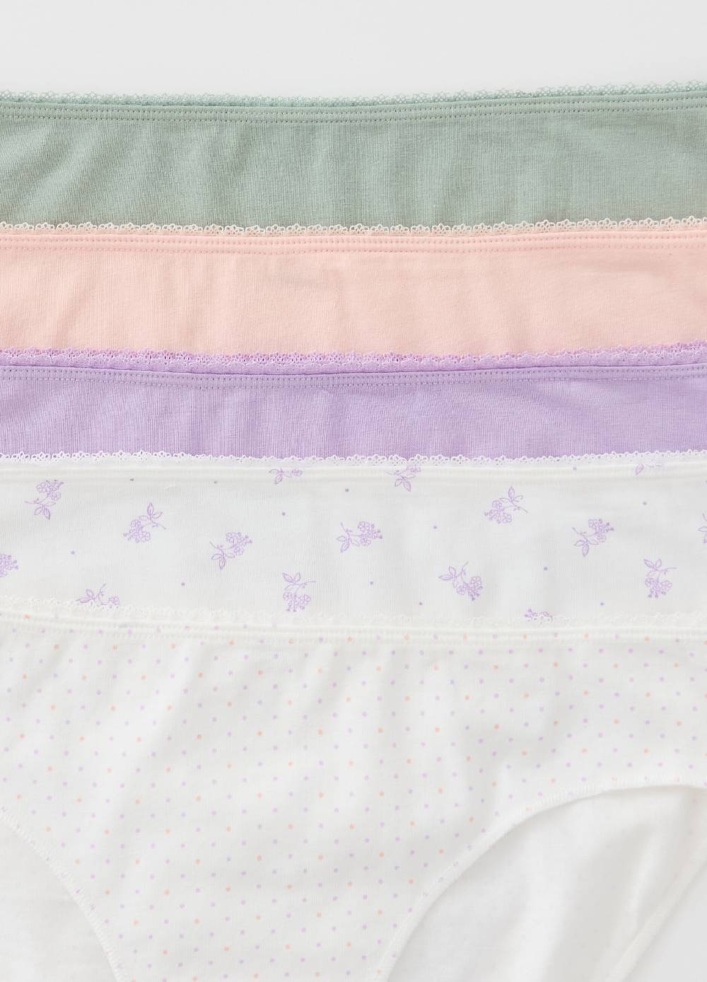 Ovs Set Cinque Slip In Cotone Bio Stretch