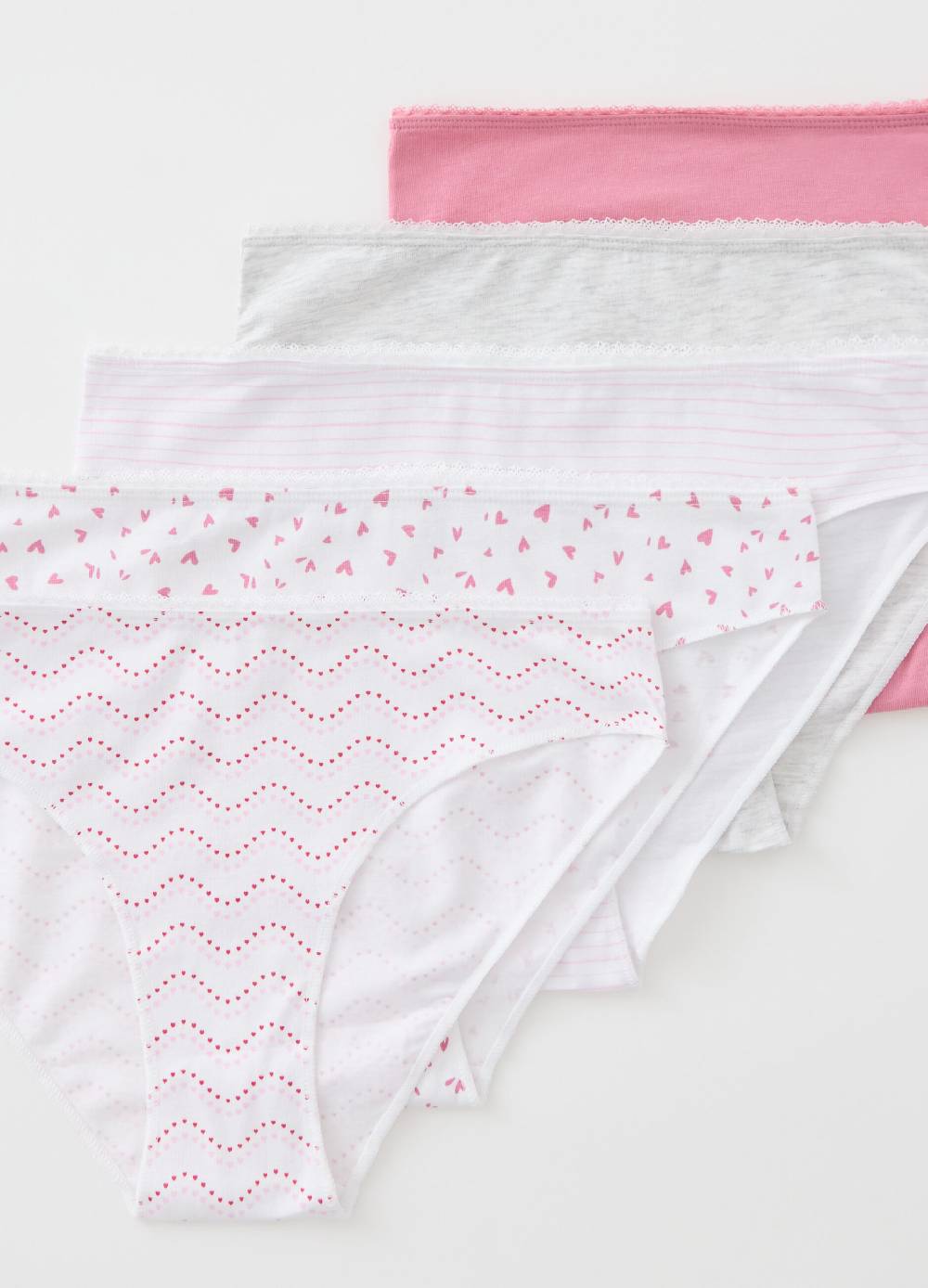 Ovs Set Cinque Slip In Cotone Bio Stretch