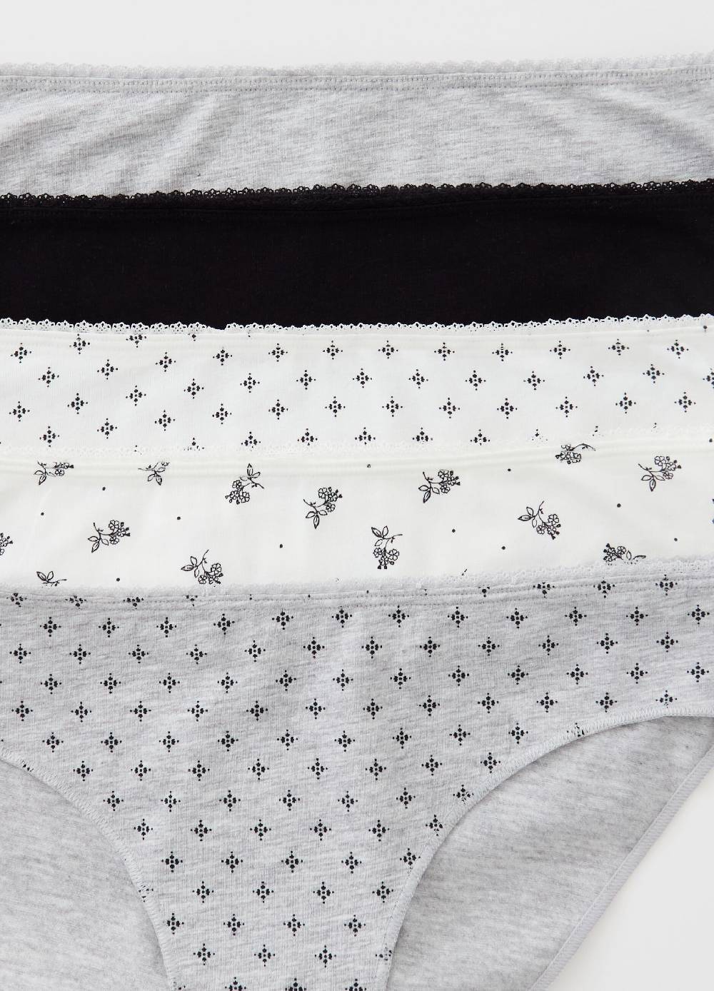 Ovs Set Cinque Slip In Cotone Bio Stretch Fantasia