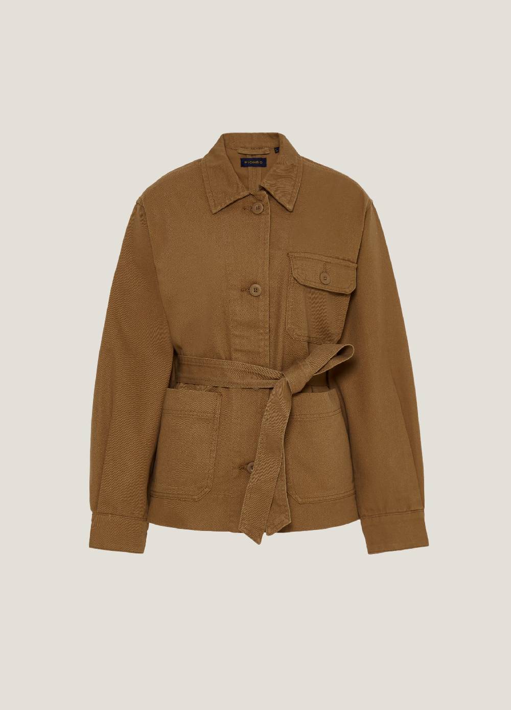 Ovs Shacket In Cotone Con Cintura