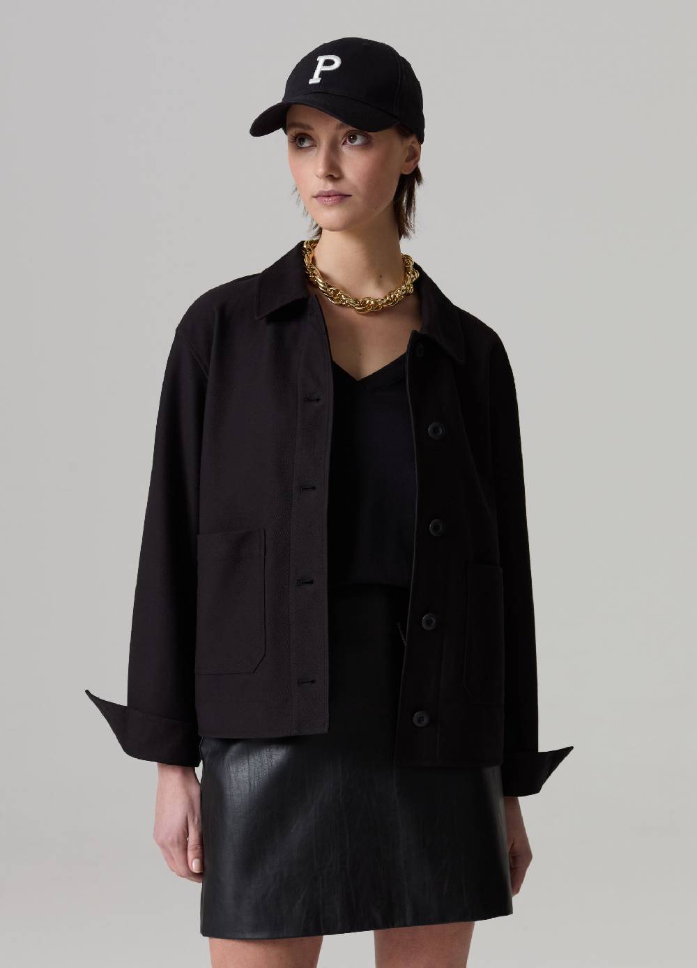 Ovs Shacket in twill tinta unita