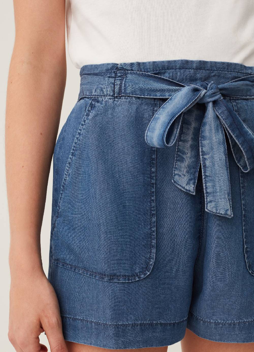 Ovs Shorts A Vita Alta Con Fiocco